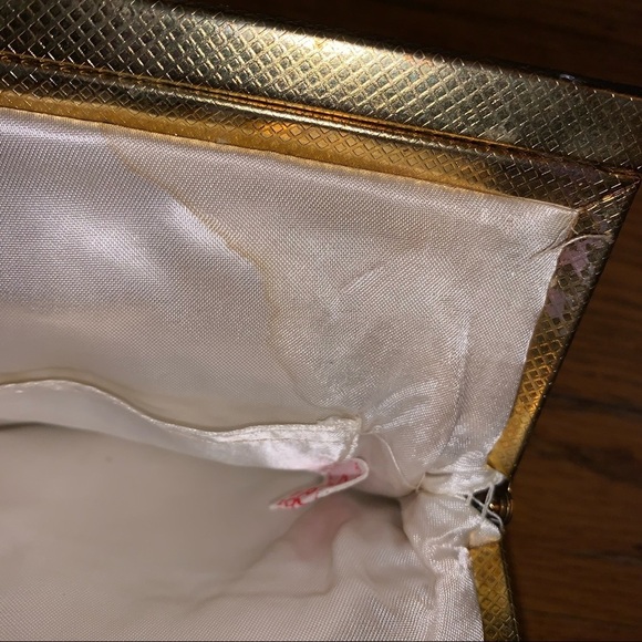 Vintage Safram Beaded Tapestry Bag Purse Clutch - Picture 5 of 6